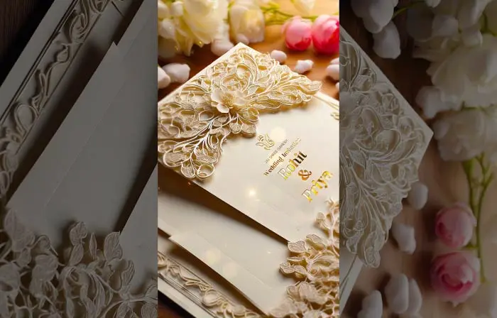 Premium Elegant 3D Hindu Wedding Invitation Instagram Story